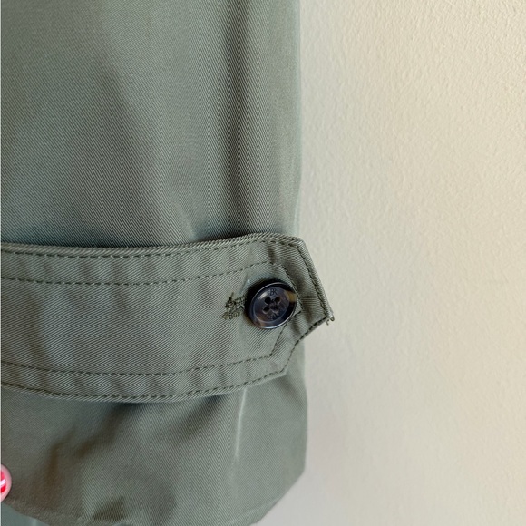 Banana Republic Sage Green Trench Coat - Picture 7 of 10